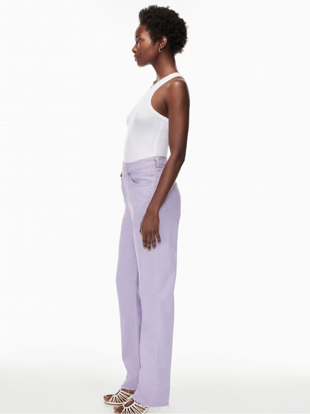 AGOLDE | Criss Cross Straight Lavender Jeans - Size 23 - Picture 4 of 16